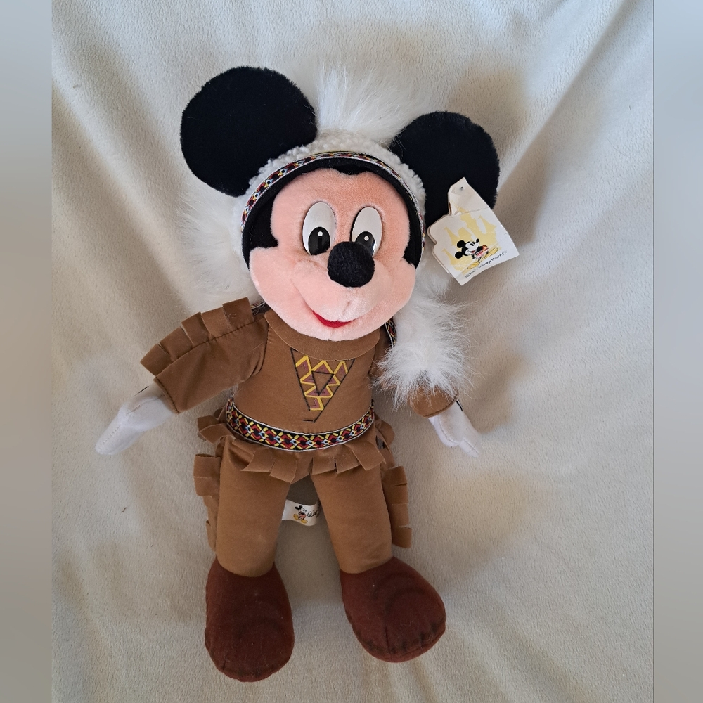 15" "Indian Mickey" Plush Mickey Mouse Doll
